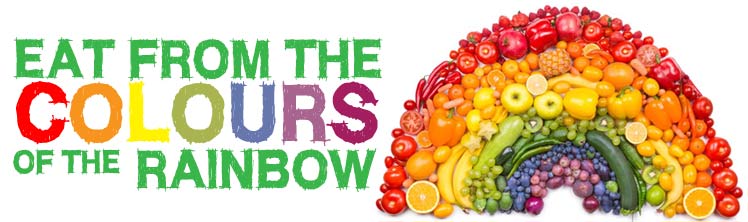 Eat from the colours of the rainbow